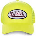 petten-gebogen-geel-snapback-van-von-dutch