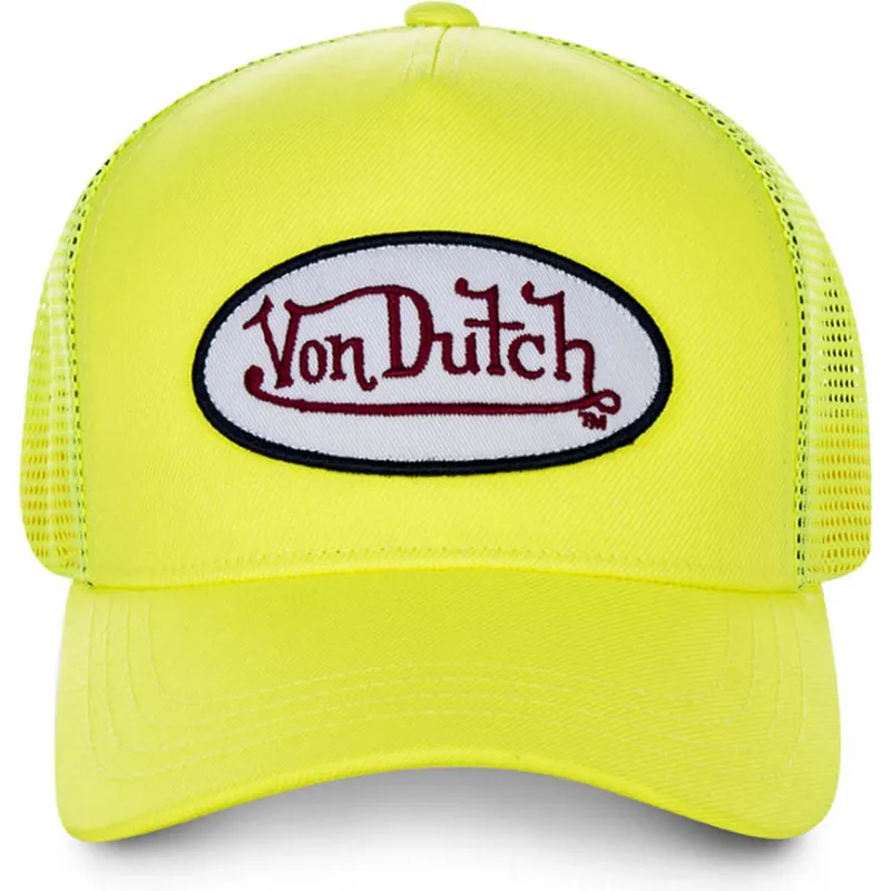 petten-gebogen-geel-snapback-van-von-dutch