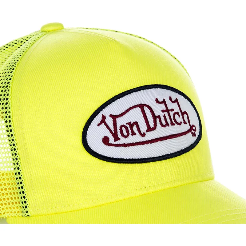 petten-gebogen-geel-snapback-van-von-dutch