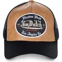 casquette-trucker-marron-et-noire-grl-von-dutch