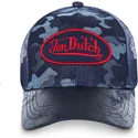 petten-gebogen-blauw-snapback-harry-van-von-dutch