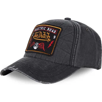 gorra-curva-gris-ajustable-jack11-de-von-dutch