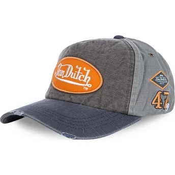 Petten gebogen grijs verstelbaar JACKGM van Von Dutch