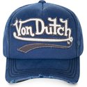 von-dutch-curved-brim-signa02-blue-adjustable-cap
