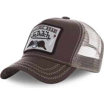 Cappellino trucker marrone SQUARE2B di Von Dutch