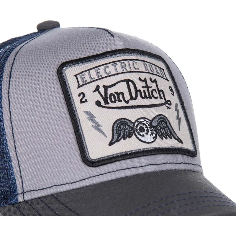 trucker-cap-grau-und-blau-square3b-von-von-dutch