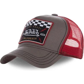 Von Dutch SQUARE17 Trucker Cap braun und rot