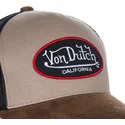 casquette-trucker-beige-suede-von-dutch