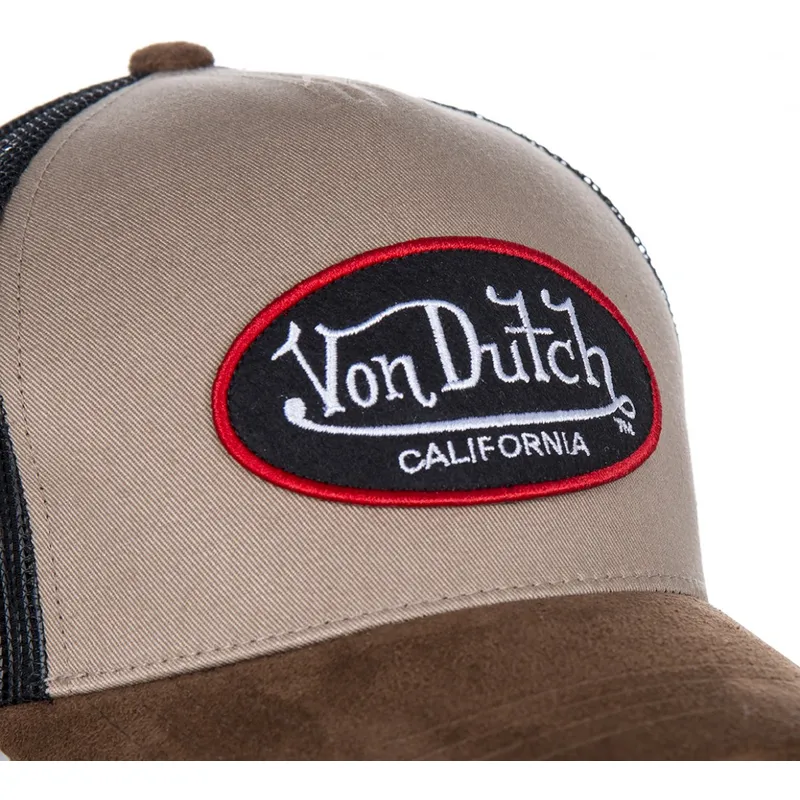 bezowa-czapka-truckerka-suede-marki-von-dutch