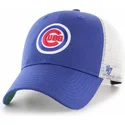 petten-gebogen-blauw-snapback-van-chicago-cubs-mlb-van-47-brand