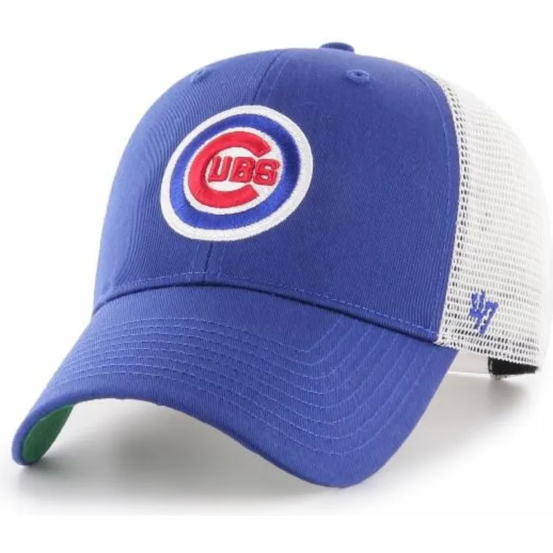 petten-gebogen-blauw-snapback-van-chicago-cubs-mlb-van-47-brand