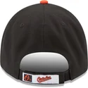 casquette-courbee-blanche-noire-et-orange-ajustable-9forty-the-league-baltimore-orioles-mlb-new-era