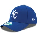 cappellino-visiera-curva-blu-regolabile-9forty-the-league-di-kansas-city-royals-mlb-di-new-era