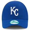 cappellino-visiera-curva-blu-regolabile-9forty-the-league-di-kansas-city-royals-mlb-di-new-era