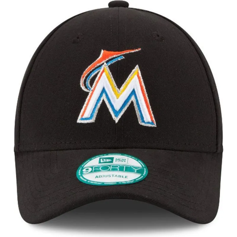 petten-gebogen-zwart-verstelbaar-9forty-the-league-van-miami-marlins-mlb-van-new-era petten-gebogen-zwart-verstelbaar-9forty-the-league-van-miami-marlins-mlb-van-new-era