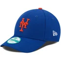 casquette-courbee-bleue-ajustable-9forty-the-league-new-york-mets-mlb-new-era