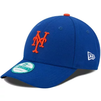 Gorra curva azul ajustable 9FORTY The League de New York Mets MLB de New Era
