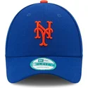 casquette-courbee-bleue-ajustable-9forty-the-league-new-york-mets-mlb-new-era