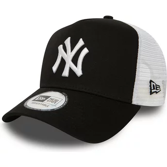 Gorra trucker negra Clean A Frame 2 de New York Yankees MLB de New Era