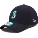 cappellino-visiera-curva-blu-marino-regolabile-9forty-the-league-di-seattle-mariners-mlb-di-new-era