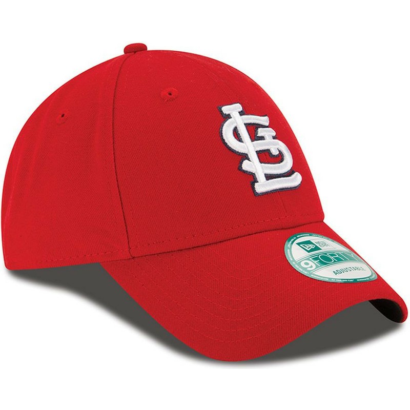 new-era-curved-brim-9forty-the-league-st-louis-cardinals-mlb-red-adjustable-cap