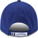 cappellino-visiera-curva-blu-regolabile-9forty-the-league-di-texas-rangers-mlb-di-new-era