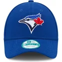 cappellino-visiera-curva-blu-regolabile-9forty-the-league-di-toronto-blue-jays-mlb-di-new-era