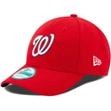 cappellino-visiera-curva-rosso-regolabile-9forty-the-league-di-washington-nationals-mlb-di-new-era