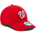 cappellino-visiera-curva-rosso-regolabile-9forty-the-league-di-washington-nationals-mlb-di-new-era