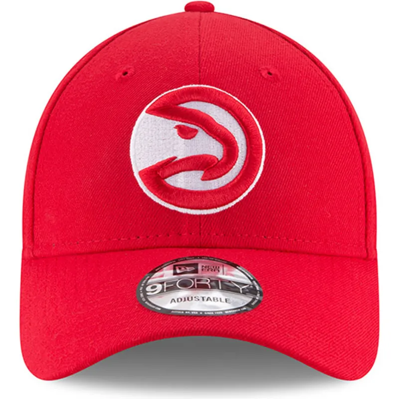 petten-gebogen-rood-verstelbaar-9forty-the-league-van-atlanta-hawks-nba-van-new-era