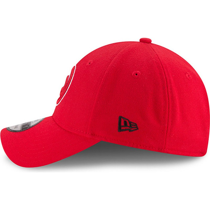 new-era-curved-brim-9forty-the-league-atlanta-hawks-nba-red-adjustable-cap