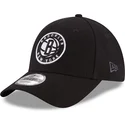 cappellino-visiera-curva-nero-regolabile-9forty-the-league-di-brooklyn-nets-nba-di-new-era