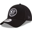 new-era-curved-brim-9forty-the-league-brooklyn-nets-nba-black-adjustable-cap