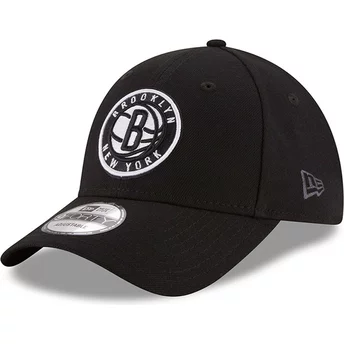 Gorra curva negra ajustable 9FORTY The League de Brooklyn Nets NBA de New Era