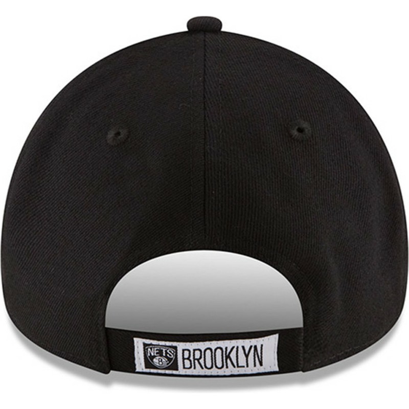 new-era-curved-brim-9forty-the-league-brooklyn-nets-nba-black-adjustable-cap