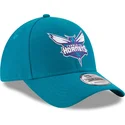 cappellino-visiera-curva-blu-regolabile-9forty-the-league-di-charlotte-hornets-nba-di-new-era