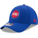 cappellino-visiera-curva-blu-regolabile-9forty-the-league-di-detroit-pistons-nba-di-new-era