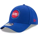 new-era-curved-brim-9forty-the-league-detroit-pistons-nba-blue-adjustable-cap