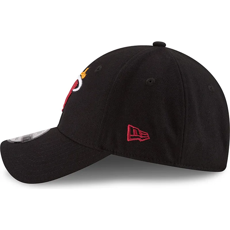 petten-gebogen-zwart-verstelbare-band-9forty-the-league-van-miami-heat-nba-van-new-era