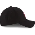 casquette-courbee-noire-ajustable-9forty-the-league-miami-heat-nba-new-era