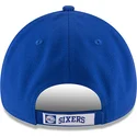 cappellino-visiera-curva-blu-regolabile-9forty-the-league-di-philadelphia-76ers-nba-di-new-era