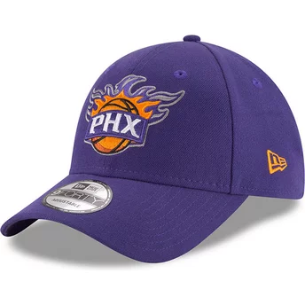 Gorra curva violeta ajustable 9FORTY The League de Phoenix Suns NBA de New Era