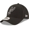 cappellino-visiera-curva-nero-regolabile-9forty-the-league-di-san-antonio-spurs-nba-di-new-era