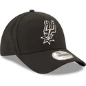 cappellino-visiera-curva-nero-regolabile-9forty-the-league-di-san-antonio-spurs-nba-di-new-era