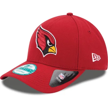 Rød justerbar kurvet kasket 9FORTY The League fra Arizona Cardinals NFL fra New Era