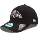 cappellino-visiera-curva-nero-regolabile-9forty-the-league-di-baltimore-ravens-nfl-di-new-era