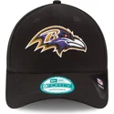 cappellino-visiera-curva-nero-regolabile-9forty-the-league-di-baltimore-ravens-nfl-di-new-era