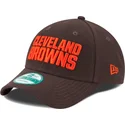 cappellino-visiera-curva-marrone-regolabile-9forty-the-league-di-cleveland-browns-nfl-di-new-era