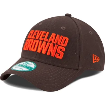 Casquette courbée marron ajustable 9FORTY The League Cleveland Browns NFL New Era