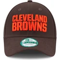 cappellino-visiera-curva-marrone-regolabile-9forty-the-league-di-cleveland-browns-nfl-di-new-era